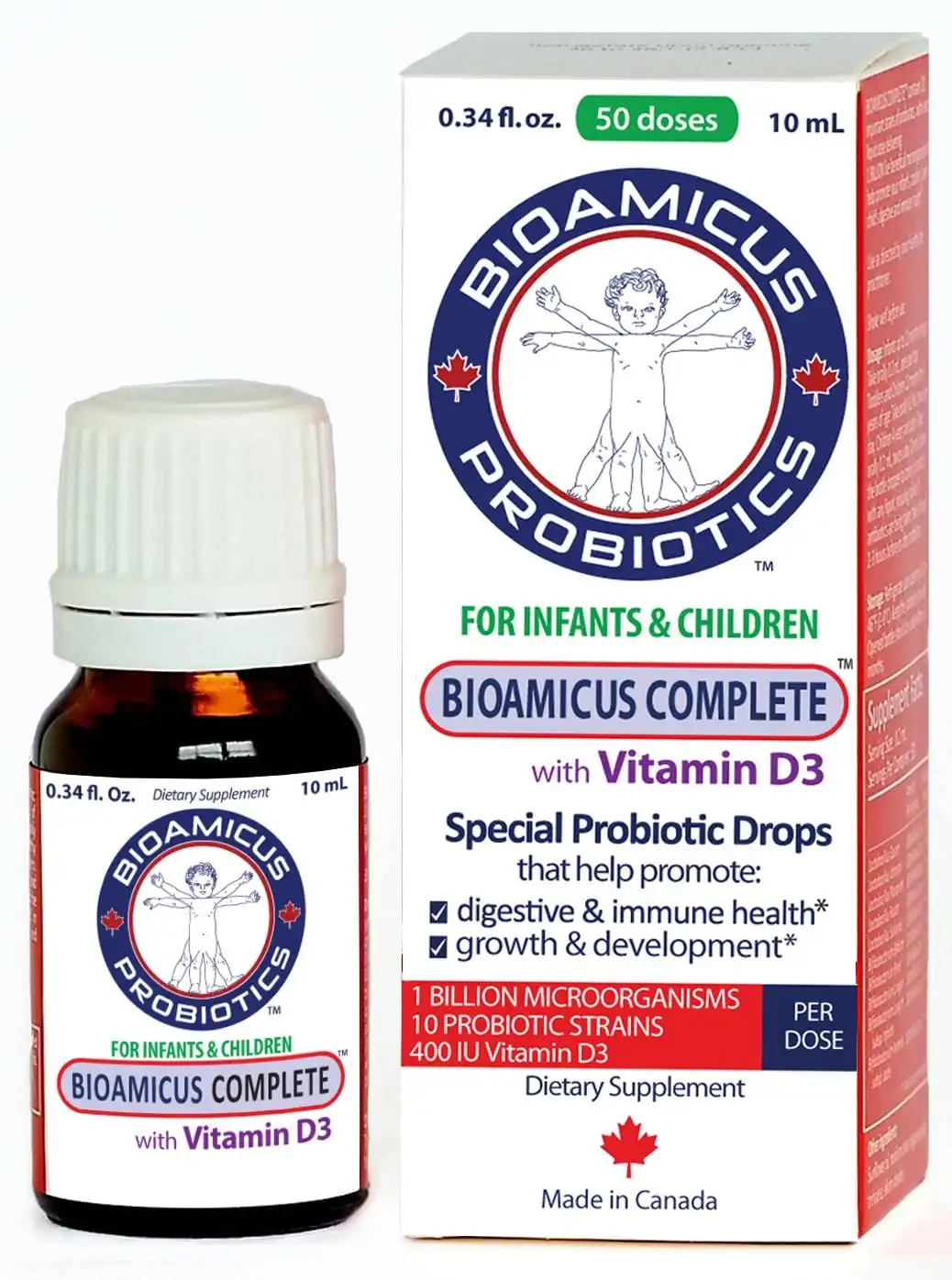 Bioamicus Complete Probiotics Drops 10ml